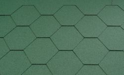 SBS modifikovaný asfaltový střešní šindel Katepal Classic KL - zelená