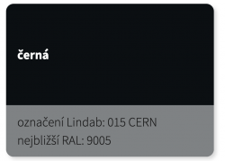LINDAB - Střešní trapézové plechy LTP45 - 0,6mm CLASSIC BILA 010 (RAL 9010)