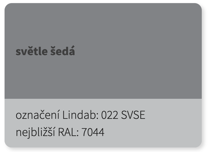 LINDAB - SVI - Střešní výlez - CLASSIC SVSE 022 (RAL 7044)