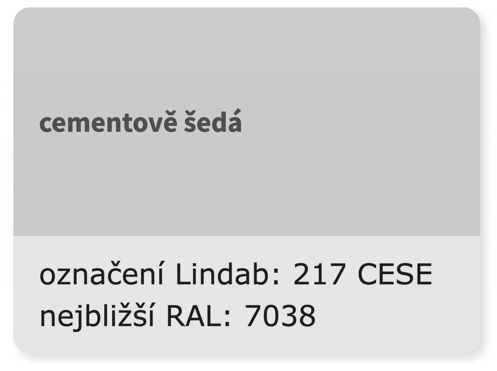 LINDAB - C1SRP - Hřebenový / nárožní profil nevětraný pro CLICK - 0,6mm Durafrost CESE 217 (RAL 7038)