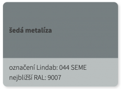 LINDAB - Hřebenáč rovný NP 260 - Hřebenáč 260 mm rovný univerzální - 0,5mm Elite MAT CERN 015 (RAL 9005)