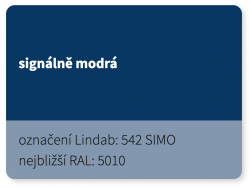 LINDAB - SLSRP - Lemování ke zdi / podélné pro Click - 0,5mm Elite SVSE 022 (RAL 7044)