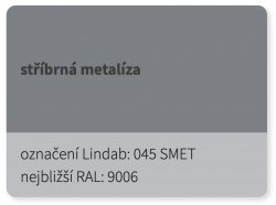 LINDAB - SLSRP - Lemování ke zdi / podélné pro Click - 0,5mm Elite SEME 044 (RAL 9007)