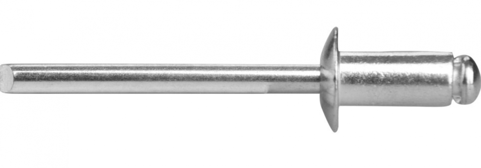LINDAB - POP - Jednostranný lakovaný nýt s ocelovým trnem - SMET 045 (RAL 9006)