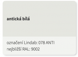 LINDAB - Objímka žebříkové konzoly KTCOKN - BRSE 035 (RAL 7016)