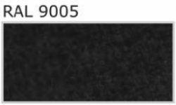 BLACHDOM MOON tašková tabule - 0,50mm, PE Lesk: RAL 9005 BLACHDOM PLUS