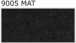BLACHDOM MOON tašková tabule - 0,50mm, PU STORM Mat: 9005 MAT BLACHDOM PLUS