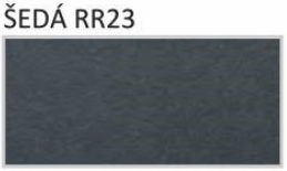 BLACHDOM MOON tašková tabule - 0,50mm, SSAB Crown BT TM: ŠEDÁ RR23 BLACHDOM PLUS