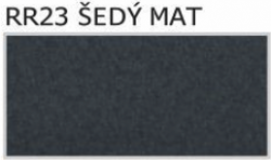 BLACHDOM MOON tašková tabule - 0,50mm, SSAB Mat Švédsko: RR33 ČERNÝ MAT BLACHDOM PLUS