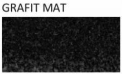 BLACHDOM ATRACTIV tašková tabule - 0,50mm, UltraMat: ČERNÝ MAT BLACHDOM PLUS