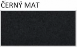 BLACHDOM ATRACTIV tašková tabule - 0,60mm, Hliník MAT Norsko: ČERNÝ MAT BLACHDOM PLUS