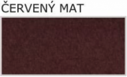 BLACHDOM ATRACTIV tašková tabule - 0,50mm, PU STORM Mat: 8004 MAT BLACHDOM PLUS