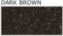 BLACHDOM LIMA tašková tabule - 0,50mm, PE Granite Quartz: DARK BROWN BLACHDOM PLUS