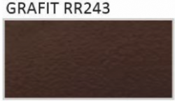 BLACHDOM Trapézový panel PDT 19 - imitace falcované krytiny - 0,50mm, SSAB Crown BT TM: HNĚDÁ RR887 BLACHDOM PLUS