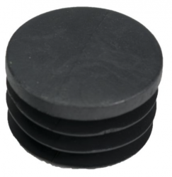 BLACHDOM PLUS Záslepka trubky PVC s lamelou - 28,50mm | černá