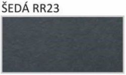 BLACHDOM Závětrná lišta boční Click - 0,50mm, PE Granite Quartz: MEDIUM BROWN BLACHDOM PLUS