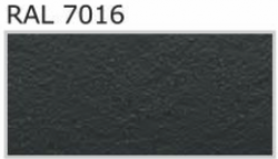 BLACHDOM Ucpávka hřebenáče plechová - 0,50mm, PE Granite Quartz: MEDIUM BROWN BLACHDOM PLUS