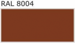 BLACHDOM PLUS - Vrut do dřeva - 4,8x35mm v barvě (250ks/bal) - RAL 8004, Rozměr: 4,8x35mm, Balení: 250ks OMAK ROOF