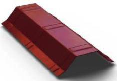 BLACHDOM Hřebenáč hranatý - 0,50mm, PE Granite Quartz: DARK BROWN BLACHDOM PLUS